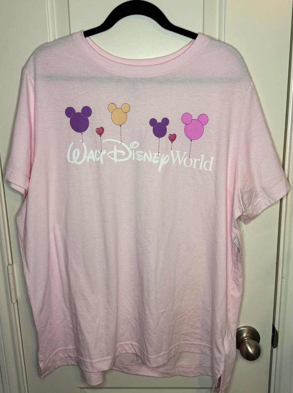 Disney Parks XL WDW Mickey and Friends Castle and Balloons Graphic T-Shirt